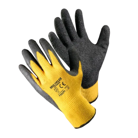 Guante multiflex poliester látex